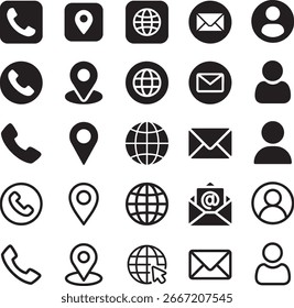 A versatile collection of digital icons