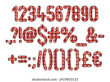 Versatile Collection of Dreamy Numbers and Punctuation for Various Uses