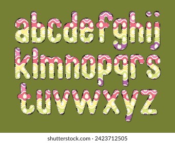 Versatile Collection of Easter Eggs Alphabet Letters for Various Uses