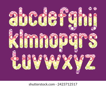 Versatile Collection of Easter Eggs Alphabet Letters for Various Uses