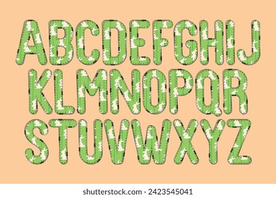 Versatile Collection of Easter Rabbit Alphabet Letters for Various Uses