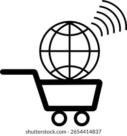 Eine vielseitige Sammlung von E-Commerce-Symbole, perfekt für Online-Shops, Shopping-Apps und digitales Marketing. Mit einem sauberen, modernen Design für verschiedene Plattformen und Branding geeignet.