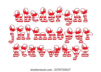 Versatile Collection of Elf Alphabet Letters for Various Uses