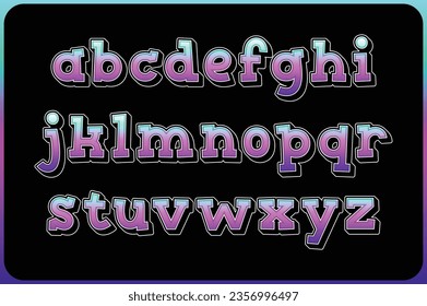 Versatile Collection of Futurism Alphabet Letters for Various Uses