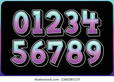 Versatile Collection of Futurism Numbers for Various Uses