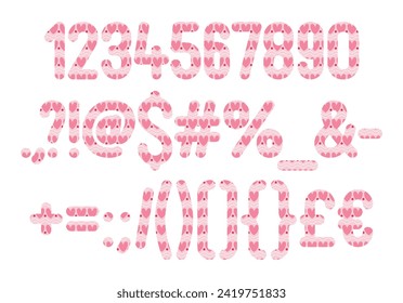 Versatile Collection of Heartful Numbers and Punctuation for Various Uses