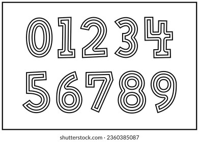 Versatile Collection of Kids Choice Numbers for Various Uses