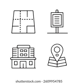 ​A versatile collection of location vector icons, perfect for web and mobile applications, enhancing user navigation and geographic representation.