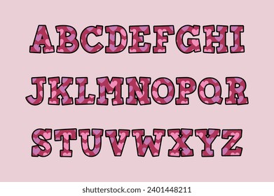 Versatile Collection of Love Love Alphabet Letters for Various Uses