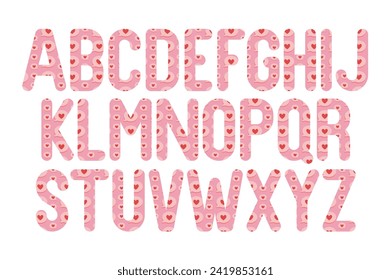 Versatile Collection of Love Chat Alphabet Letters for Various Uses