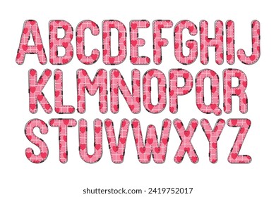 Versatile Collection of Love Note Alphabet Letters for Various Uses