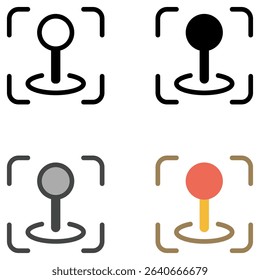 A versatile collection of map marker vector icons in four unique styles: outline, solid, dual tone, and flat. Perfect for use in mobile apps, GPS navigation, travel websites, location-based services.