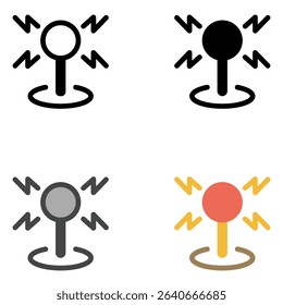 A versatile collection of map marker vector icons in four unique styles: outline, solid, dual tone, and flat. Perfect for use in mobile apps, GPS navigation, travel websites, location-based services.