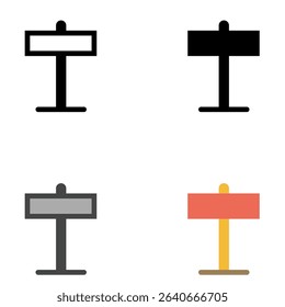 A versatile collection of map marker vector icons in four unique styles: outline, solid, dual tone, and flat. Perfect for use in mobile apps, GPS navigation, travel websites, location-based services.