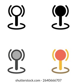 A versatile collection of map marker vector icons in four unique styles: outline, solid, dual tone, and flat. Perfect for use in mobile apps, GPS navigation, travel websites, location-based services.
