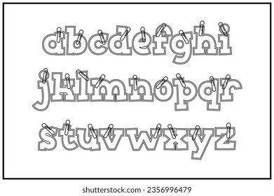 Colección versátil de notas de papel letras de alfabeto para diversos usos