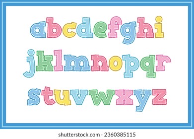 Versatile Collection of Paper Torn Alphabet Letters for Various Uses