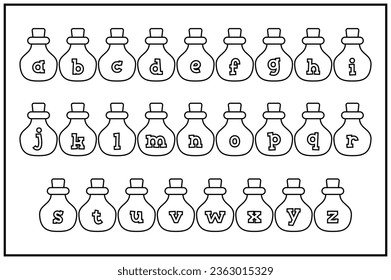 Versatile Collection of Potion Alphabet Letters for Various Uses