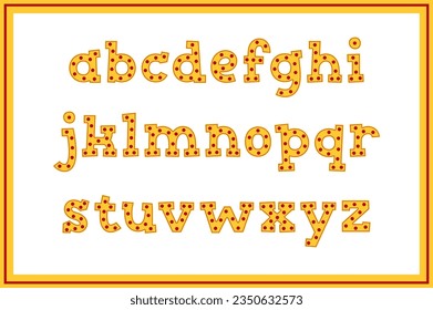 Versatile Collection of Retro Show Alphabet Letters for Various Uses