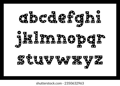 Versatile Collection of Retro Show Alphabet Letters for Various Uses