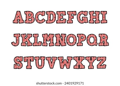 Versatile Sammlung romanischer Alphabet-Letters für verschiedene Anwendungen
