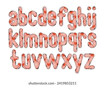 Versatile Collection of Romantica Alphabet Letters for Various Uses