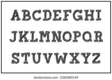 Versatile Sammlung von Scribble Creations Alphabet Letters for Various Uses