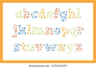 Versatile Collection of Skull Alphabet Letters for Various Uses