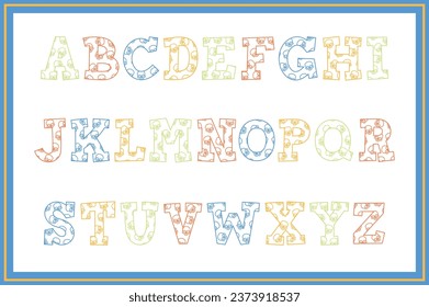 Versatile Collection of Skull Alphabet Letters for Various Uses