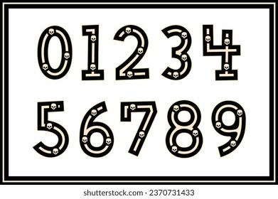 Versatile Collection of Skull Numbers for Various Uses