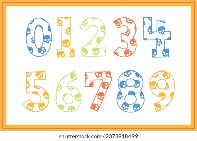 Versatile Collection of Skull Numbers for Various Uses