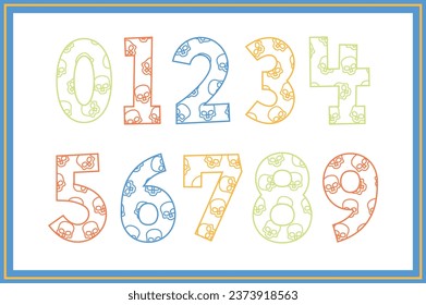 Versatile Collection of Skull Numbers for Various Uses