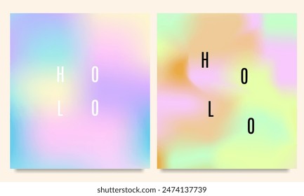 A versatile collection of soft color gradients: app backgrounds, greeting cards, flyers, invitations, posters, brochures, and banners. Featuring retro vibes with a modern touch for a timeless elegance