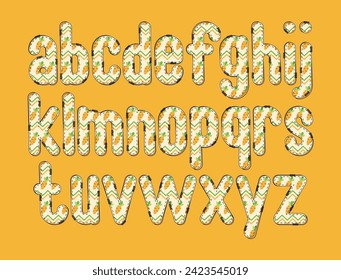 Versatile Collection of Spring Carrot Alphabet Letters for Various Uses