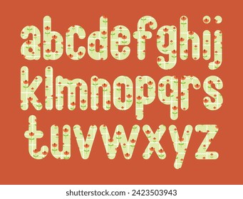 Versatile Collection of Spring Florals Alphabet Letters for Various Uses