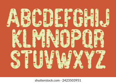 Versatile Collection of Spring Florals Alphabet Letters for Various Uses
