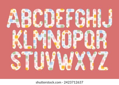 Versatile Collection of Springtime Alphabet Letters for Various Uses