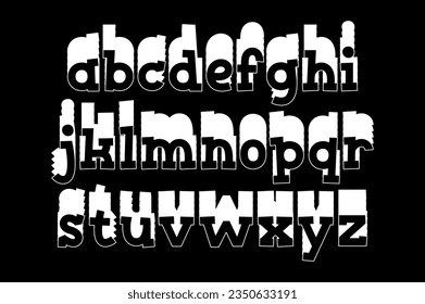 Versatile Collection of Stacked Alphabet Letters for Various Uses