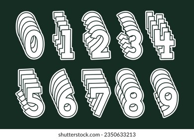 Versatile Collection of Stacked Numbers for Various Uses