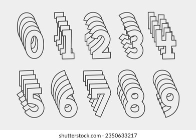 Versatile Collection of Stacked Numbers for Various Uses
