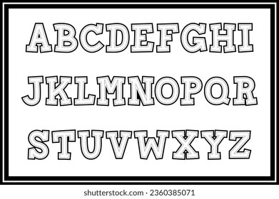 Versatile Collection of Super Stitch Alphabet Letters for Various Uses