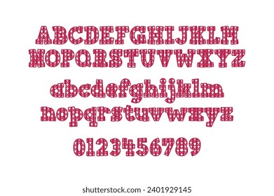 Versatile Collection of Valentine Numbers and Alphabet Letters for Various Uses
