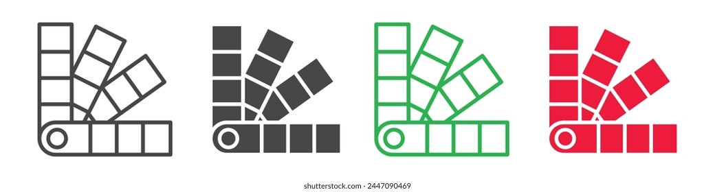 Versatile Color Palette Icon for Creative Design and Artistry