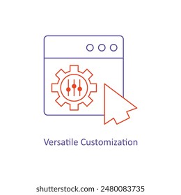 Versatile Customization: Flexible Solutions for Every Need with editable stroke.