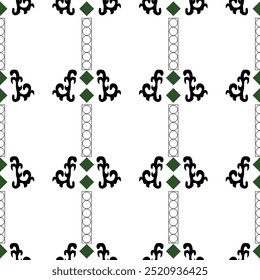 Versatile design pattern with geometric shapes and balanced symmetry, perfect for wallpapers, textiles, web backgrounds, and product packaging. Adds a modern, seamless aesthetic to any project.