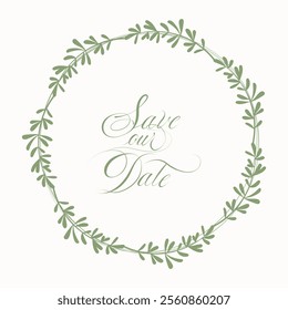 Versatile Floral Wreath Vector for Weddings, Invitations, and Creative Designs