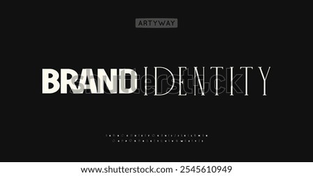 Versatile fonts, elegant sophisticated serif alphabet and bold impuctful alphabet for luxury logo, editorial headline. Premium fashion and beauty brand identity typography. Vector typeset.