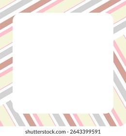 A versatile frame featuring a central white square with rounded corners, perfect for adding text or other images.