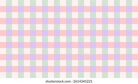 Versatile Gingham Wallpaper for Creative Living Areas