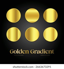 Paleta de degradado dorado versátil para Elementos creativos


